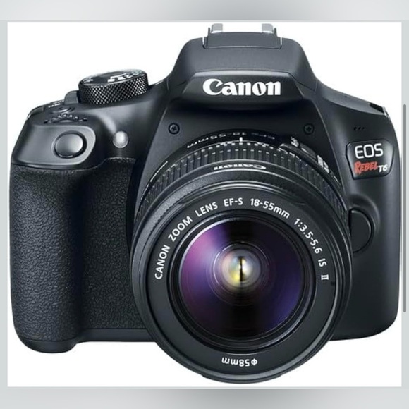Canon EOS Rebel T6 Black DSLR Camera with 18-55mm lens- ER-300mm lens+ more! - Picture 1 of 16